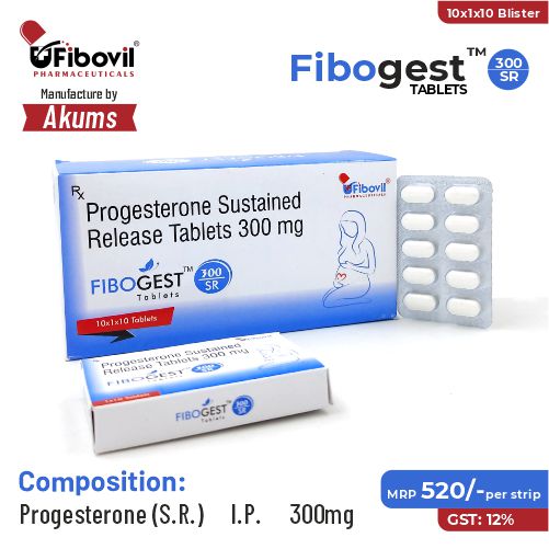 progesterone sustained release  300mg tablet