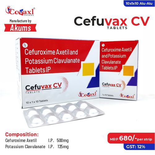 cefuroxime and potassium clavulanate tablets